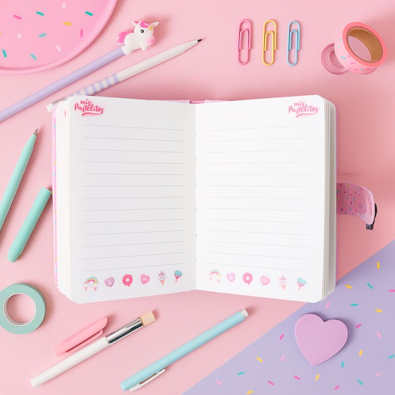 Libreta-Mis-Pastelitos-Pasta-Dura-Rosa-13-9x9-9-cm-80-Hojas-Rayas-2-30103