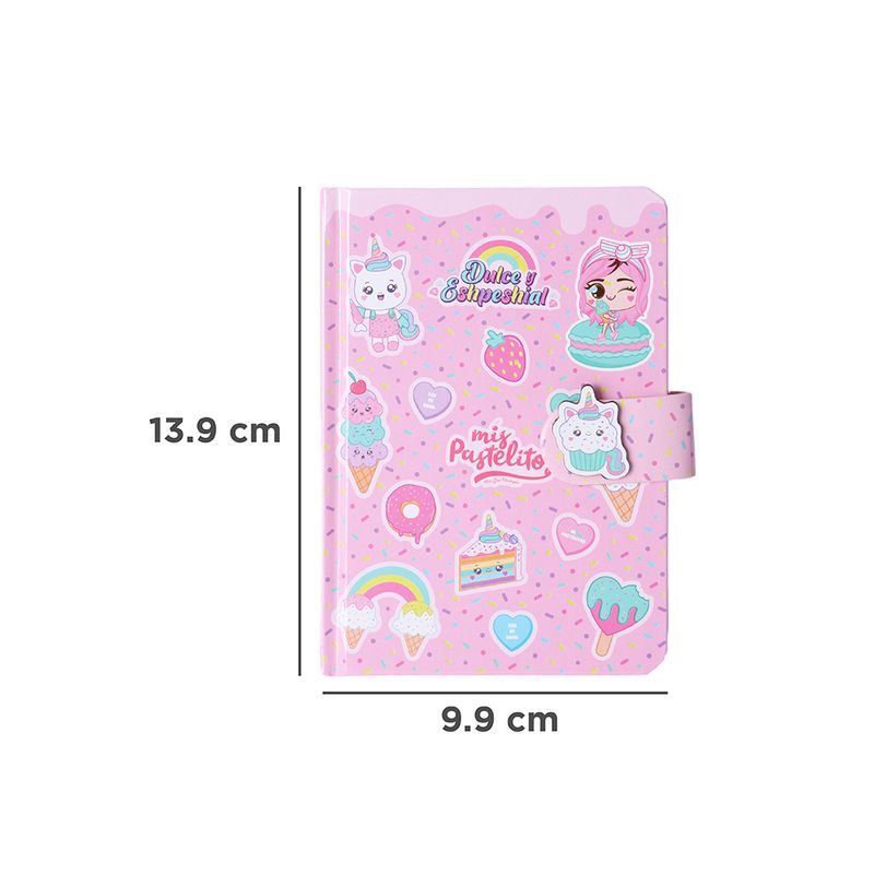 Libreta-Mis-Pastelitos-Pasta-Dura-Rosa-13-9x9-9-cm-80-Hojas-Rayas-4-30103