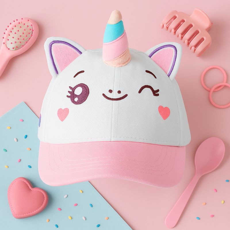 Gorra-Mis-Pastelitos-Con-Estampado-De-Unicornio-Textil-Blanca-Unitalla-52-cm-2-30122