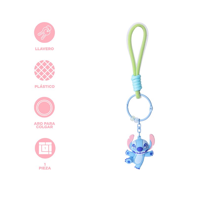 Llavero-Disney-Stitch-3D-Sint-tico-Azul-24-5-cm-3-30132