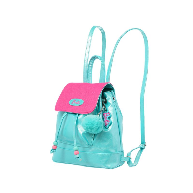 Mochila-Casual-Barbie-Sint-tica-Verde-Aqua-21x21-cm-1-30041