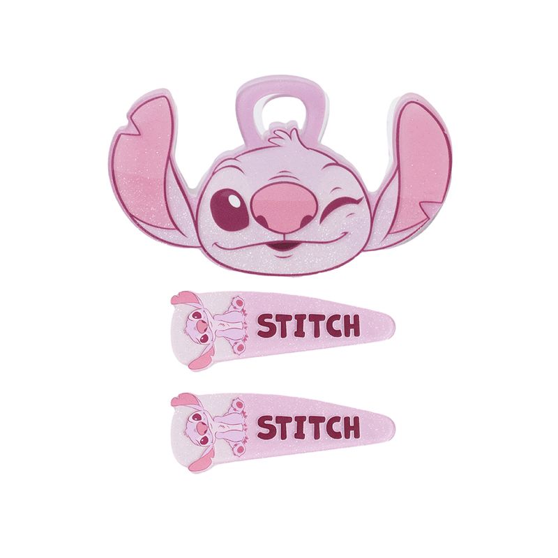 Kit-Accesorios-Para-Cabello-Disney-Stitch-Sint-ticos-Rosas-3-Piezas-1-30061