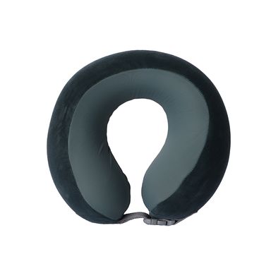 Almohada De Viaje Minimalista Memory Foam Verde 25x24 cm