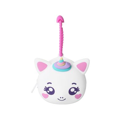 Funda Para Audífonos Mis Pastelitos Unicornio Silicona Blanca 9x7 cm