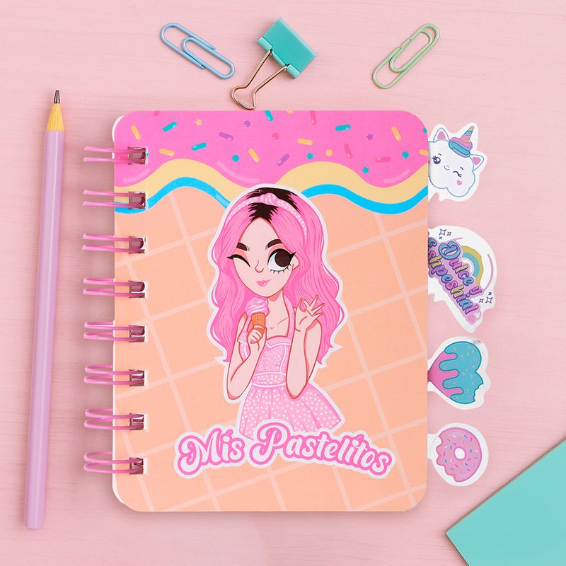 Libreta-De-Espiral-Mis-Pastelitos-Ice-Cream-8-7x11-2-cm-Blancas-70-Hojas-2-29984