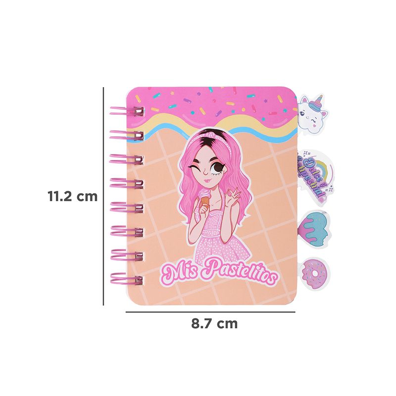 Libreta-De-Espiral-Mis-Pastelitos-Ice-Cream-8-7x11-2-cm-Blancas-70-Hojas-4-29984