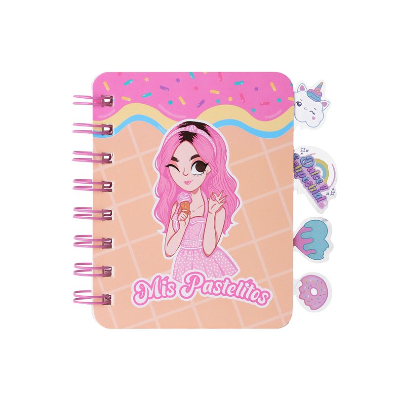 Libreta-De-Espiral-Mis-Pastelitos-Ice-Cream-8-7x11-2-cm-Blancas-70-Hojas-1-29984