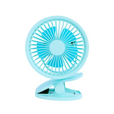 Mini Ventilador Con Clip Sintético Azul 15.5x13.3x20.8 cm