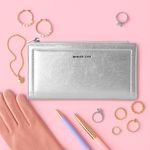 Cartera-Larga-Para-Mujer-Craquelada-Sint-tica-Plateada-19x10x2-cm-2-30246