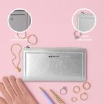Cartera-Larga-Para-Mujer-Craquelada-Sint-tica-Plateada-19x10x2-cm-5-30246