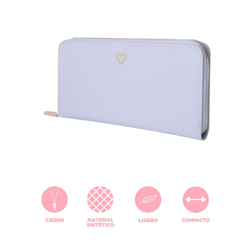 Cartera-Larga-Para-Mujer-Decorativo-De-Coraz-n-Sint-tica-Azul-19x10x2-cm-3-30250