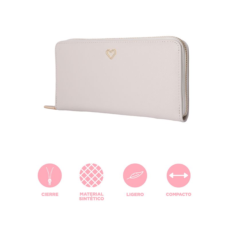 Cartera-Larga-Para-Mujer-Sint-tica-Blanca-19x10x2-cm-3-30251
