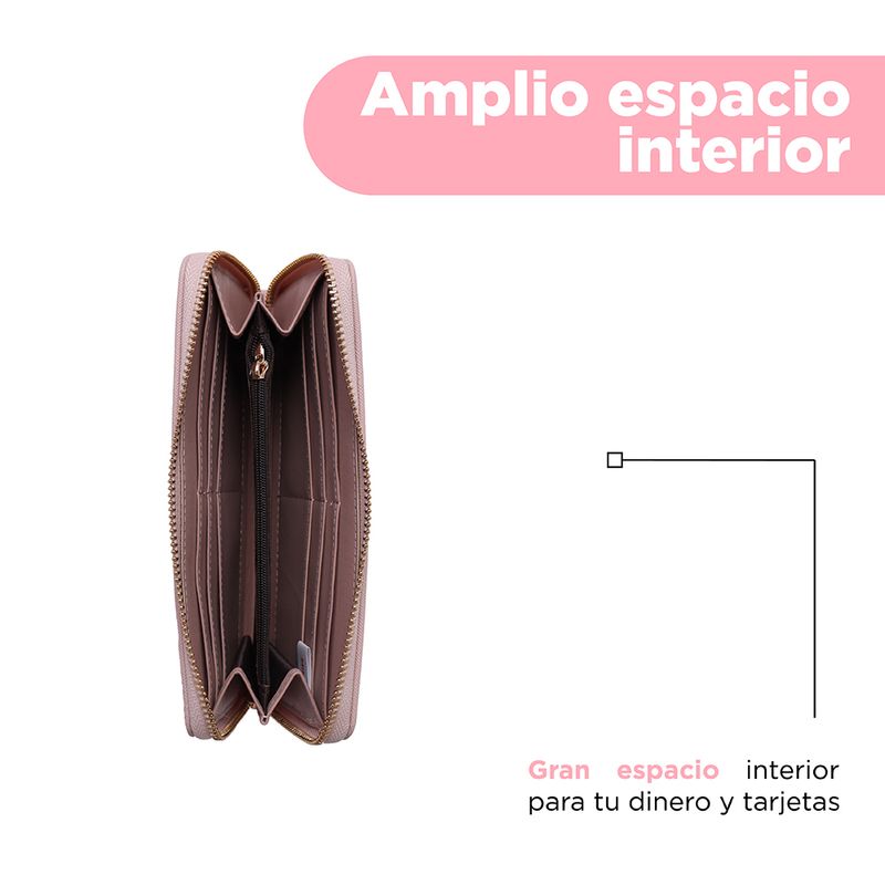 Cartera-Larga-Para-Mujer-Decorativo-De-Coraz-n-Sint-tica-Rosa-19x10x2-cm-4-30252