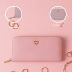 Cartera-Larga-Para-Mujer-Decorativo-De-Coraz-n-Sint-tica-Rosa-19x10x2-cm-5-30252