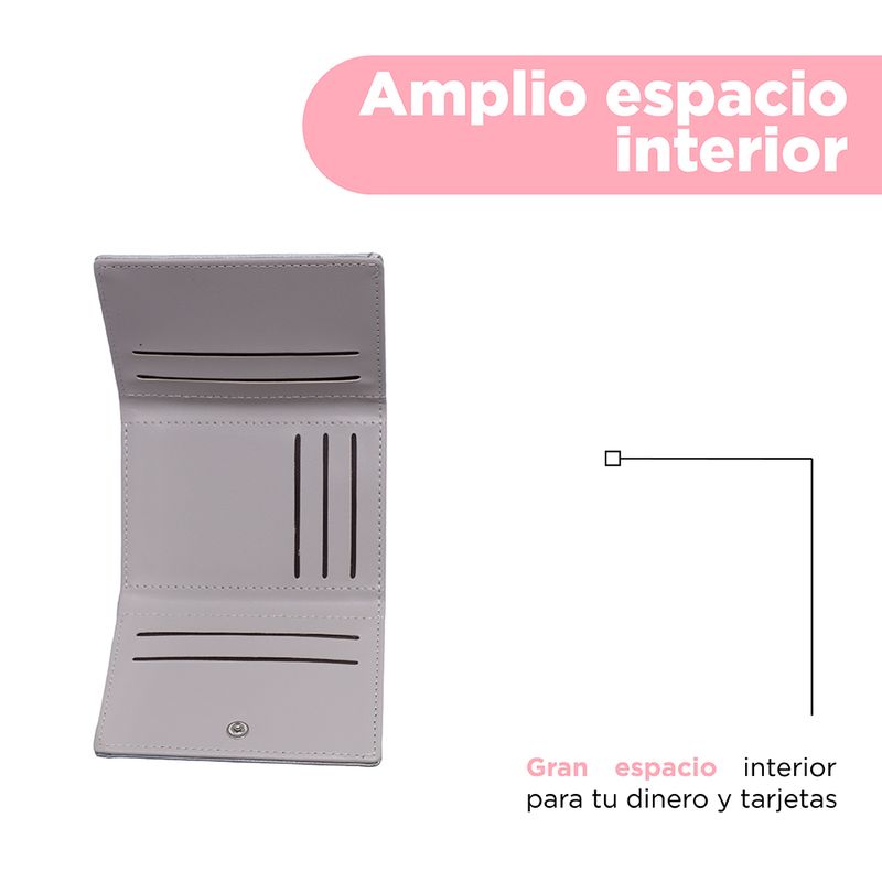 Cartera-Para-Mujer-Trifold-Sint-tica-Plateada-11x2x8-cm-4-30256