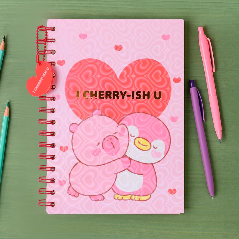 Libreta-De-Espiral-Con-Separadores-Mini-Family-Rosa-14-8x21-cm-Rayas-80-Hojas-2-30278
