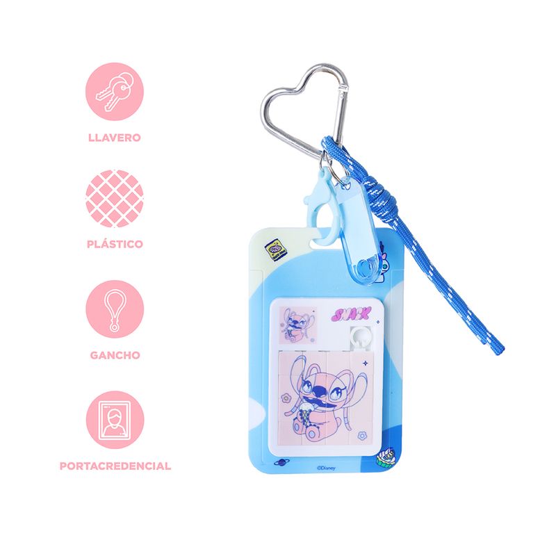 Porta-Credencial-Disney-Stitch-Sint-tico-Azul-3-30327