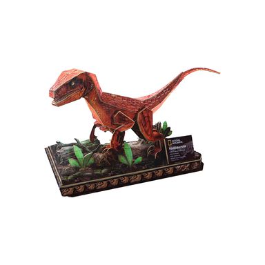 Rompecabezas Velociraptor 3D 63 Piezas