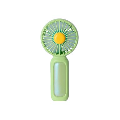 Ventilador De Mano Inalámbrico Sintético Verde
