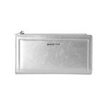 Cartera-Larga-Para-Mujer-Craquelada-Sint-tica-Plateada-19x10x2-cm-1-30246