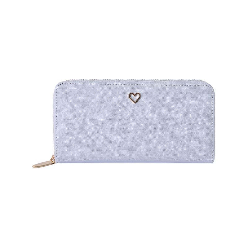 Cartera-Larga-Para-Mujer-Decorativo-De-Coraz-n-Sint-tica-Azul-19x10x2-cm-1-30250