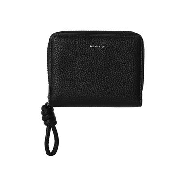 Cartera Para Mujer Sintética Negra 11x9x3 cm