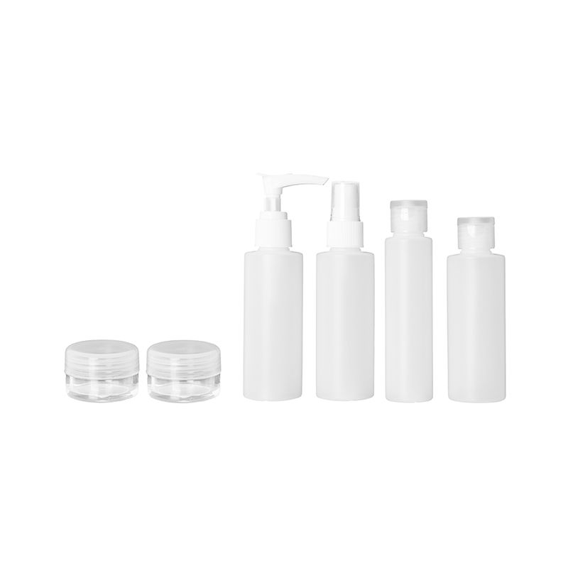 Kit-Botellas-De-Viaje-Pl-stico-Blancas-8-Piezas-1-30280