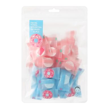 Toalla Facial Comprimida 35 Pzs - Candy Series