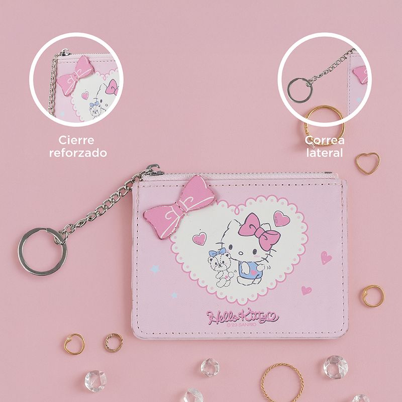 Tarjetero-Sanrio-Hello-Kitty-Sint-tico-Rosa-11x8-cm-5-30357