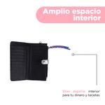 Cartera-Larga-Para-Mujer-Metalizada-Sint-tica-Plateada-19x11-cm-4-30384