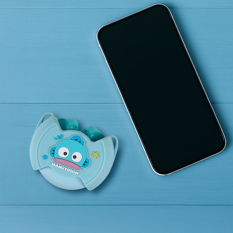 Aud-fonos-Inal-mbricos-Con-Estuche-De-Carga-Sanrio-Hangyodon-Verde-Aqua-TWS-3-30396