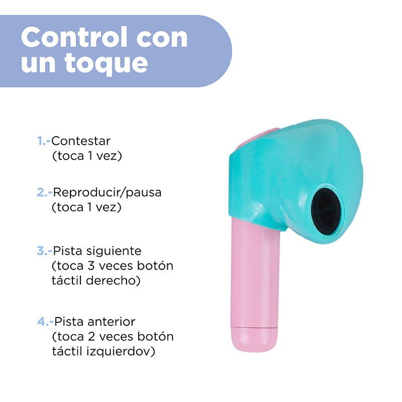 Aud-fonos-Inal-mbricos-Con-Estuche-De-Carga-Sanrio-Hangyodon-Verde-Aqua-TWS-5-30396