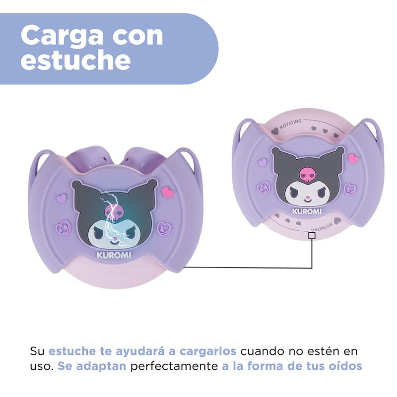 Aud-fonos-Inal-mbricos-Con-Estuche-De-Carga-Sanrio-Kuromi-Morados-TWS-6-30397