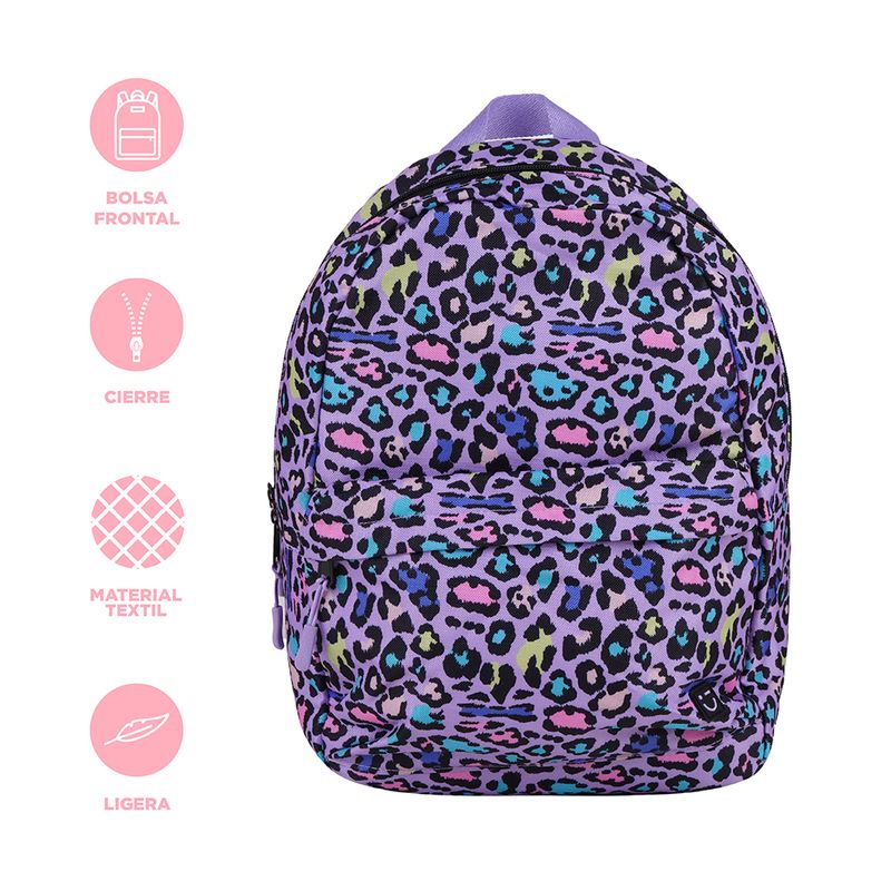 Mochila-Casual-Estampado-Animal-Print-Textil-Lila-28x39-cm-3-30427