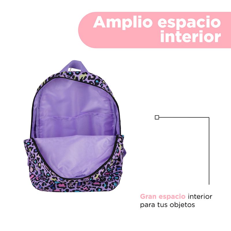 Mochila-Casual-Estampado-Animal-Print-Textil-Lila-28x39-cm-4-30427
