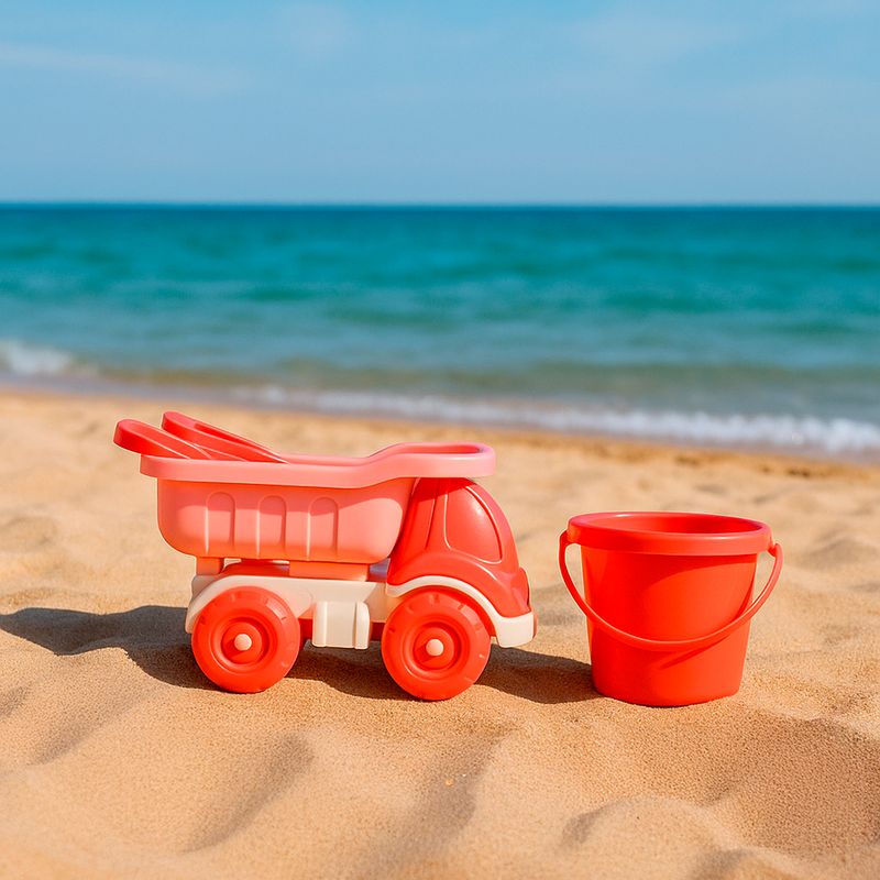 Juguete-Para-Playa-Veh-culo-Con-Herramientas-Sint-tico-Coral-4-Piezas-2-30483