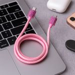 Cable-De-Carga-Y-Datos-Tipo-C-Nailon-Reforzado-Rosa-1-m-60-W-Diamond-Like-2-30496