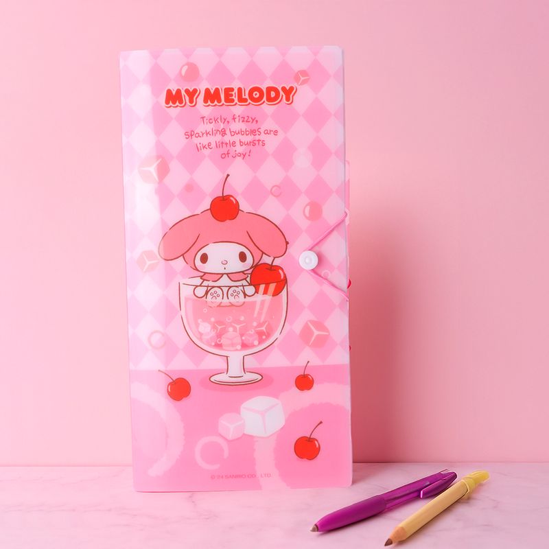 Organizador-De-Documentos-Sanrio-My-Melody-Sint-tico-Rosa-19-6x9-8-cm-2-30522