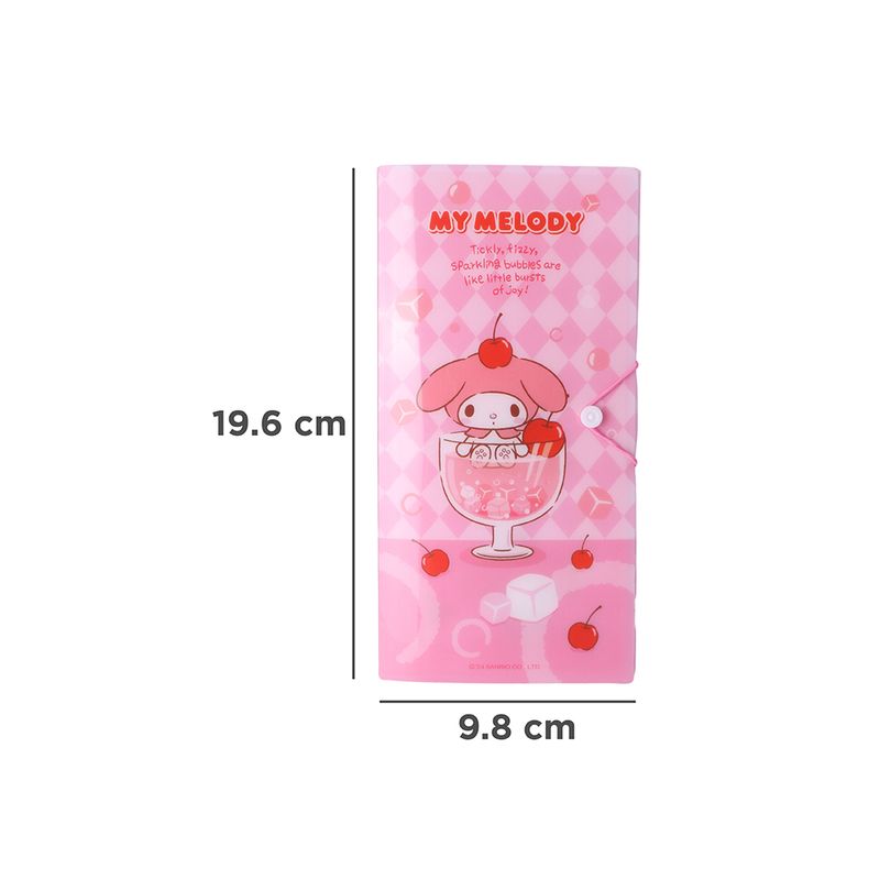 Organizador-De-Documentos-Sanrio-My-Melody-Sint-tico-Rosa-19-6x9-8-cm-4-30522