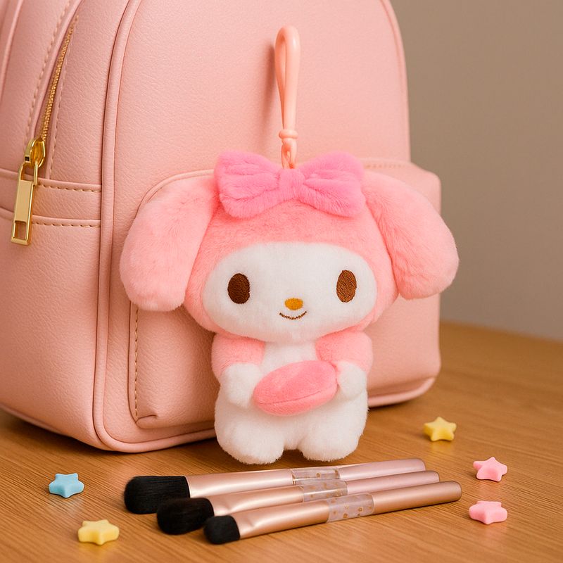 Llavero-Sanrio-My-Melody-Felpa-Rosa-2-30534
