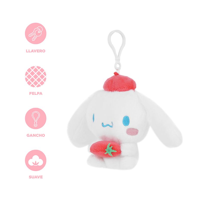 Llavero-Sanrio-Cinnamoroll-Felpa-Blanco-3-30535