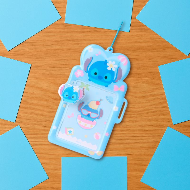 Porta-Credencial-Disney-Stitch-Tsum-Tsum-Sint-tico-Azul-19-5-cm-2-30547