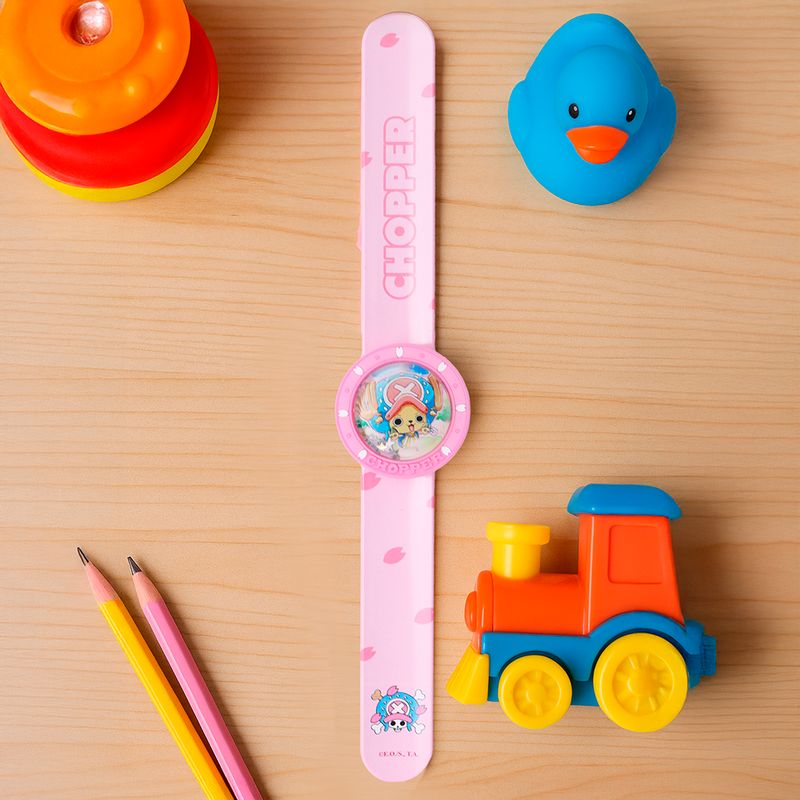 Reloj-Slap-One-Piece-Tony-Tony-Chopper-Infantil-Rosa-2-30559