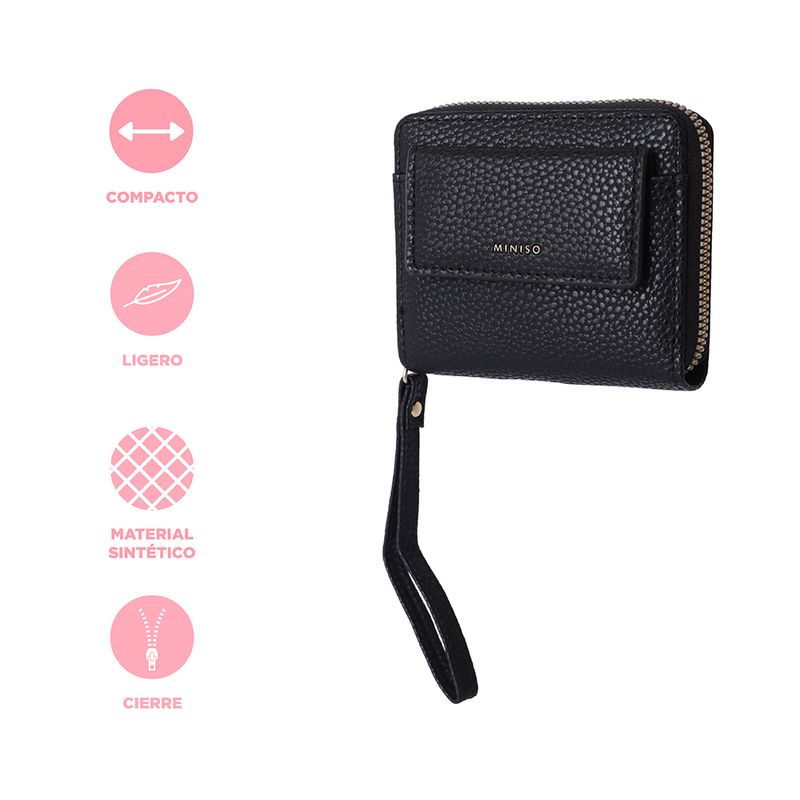 Cartera-Para-Mujer-Con-Monedero-Sint-tica-Negra-12x9x3-cm-3-30578