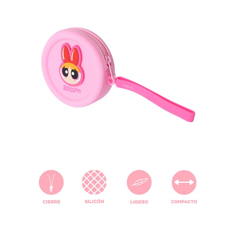Monedero-Las-Chicas-Superpoderosas-Bomb-n-Silicona-Rosa-9-8x9x2-8-cm-3-30637