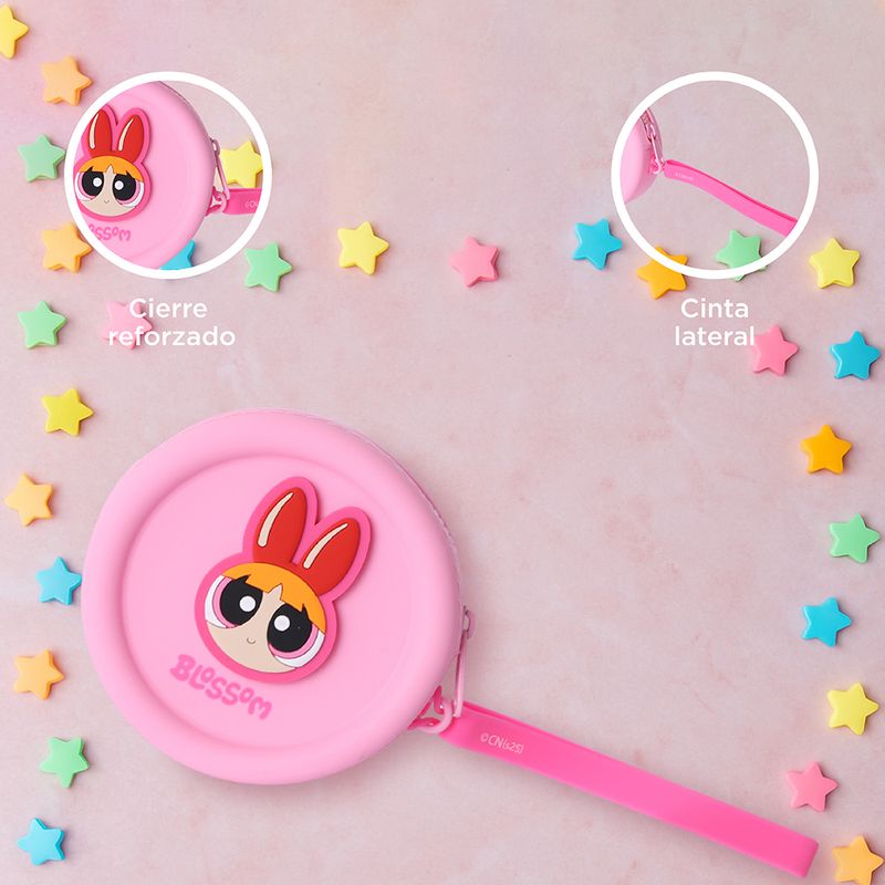 Monedero-Las-Chicas-Superpoderosas-Bomb-n-Silicona-Rosa-9-8x9x2-8-cm-5-30637