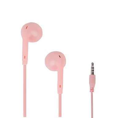 Audífonos De Cable Con Estuche Bunny Rosa 3.5 mm