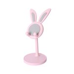 Soporte-Para-Celular-De-Escritorio-Conejito-Ajustable-Sint-tico-Rosa-10x24-cm-1-30353