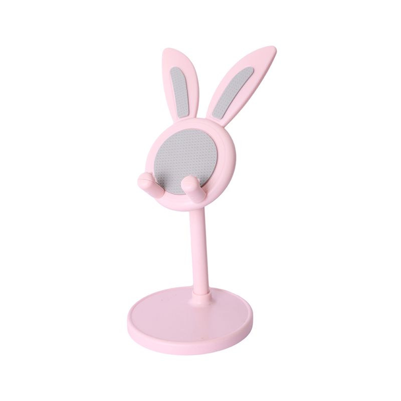 Soporte-Para-Celular-De-Escritorio-Conejito-Ajustable-Sint-tico-Rosa-10x24-cm-1-30353