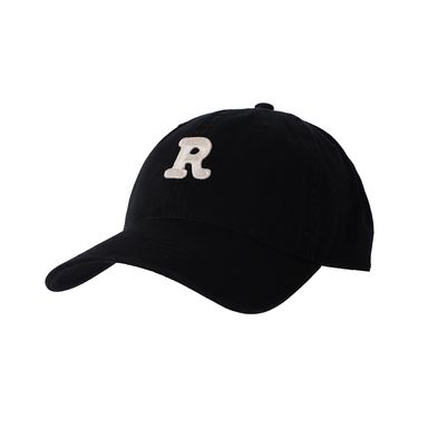Gorra Casual Con Tipografía Bordada Textil Negra Unitalla